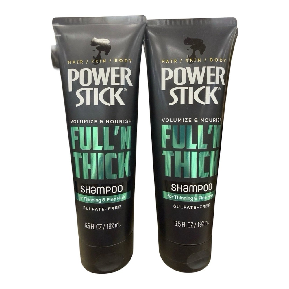 POWER STICK Full'N Thick Volumize Nourish Sulfate Free Shampoo (NEW)